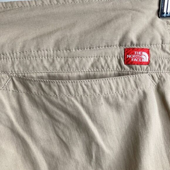 The North Face Women’s Tan Aphrodite Motion Cargo Capri Activewear Pants Size 8 - Picture 4 of 13